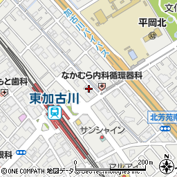 兵庫県加古川市平岡町新在家1357-8周辺の地図