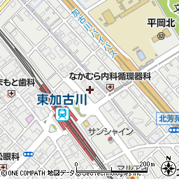 兵庫県加古川市平岡町新在家1357-5周辺の地図