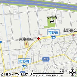 静岡県浜松市中央区市野町1691周辺の地図