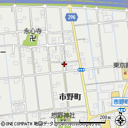 静岡県浜松市中央区市野町1883周辺の地図