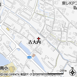 兵庫県加古川市野口町古大内319周辺の地図