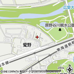 静岡県袋井市愛野2709周辺の地図
