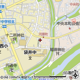 静岡県袋井市袋井88周辺の地図