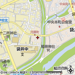 静岡県袋井市袋井95-2周辺の地図