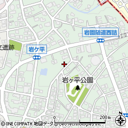 兵庫県芦屋市岩園町27-22周辺の地図
