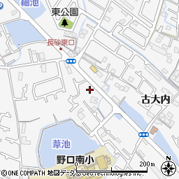 兵庫県加古川市野口町古大内294周辺の地図