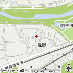 静岡県袋井市愛野2681周辺の地図