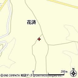 広島県神石郡神石高原町花済108周辺の地図