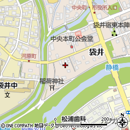 静岡県袋井市袋井111周辺の地図