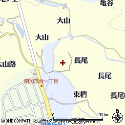 京都府木津川市加茂町里東椚周辺の地図