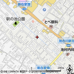 兵庫県加古川市平岡町新在家488-24周辺の地図