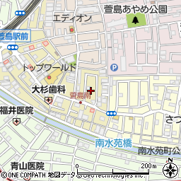 大阪府寝屋川市萱島本町10周辺の地図