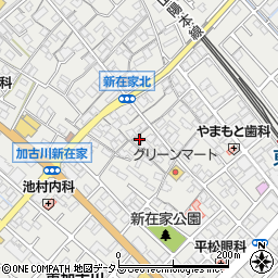 兵庫県加古川市平岡町新在家322周辺の地図