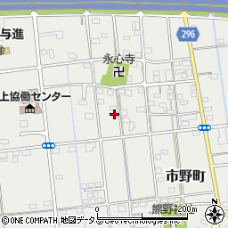 静岡県浜松市中央区市野町1968周辺の地図