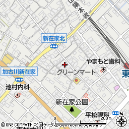 兵庫県加古川市平岡町新在家320周辺の地図