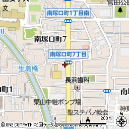 日東化成株式会社　塚口寮周辺の地図