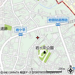 兵庫県芦屋市岩園町27-21周辺の地図