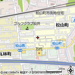 兵庫県西宮市松山町3-5周辺の地図