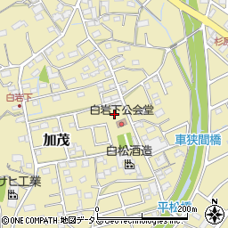 静岡県菊川市加茂761周辺の地図