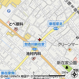 兵庫県加古川市平岡町新在家386-7周辺の地図