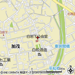 静岡県菊川市加茂761-3周辺の地図