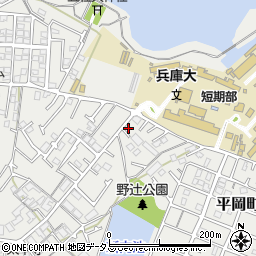 兵庫県加古川市平岡町新在家2110-6周辺の地図