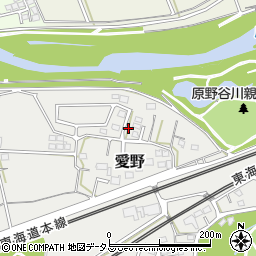 静岡県袋井市愛野2684-1周辺の地図