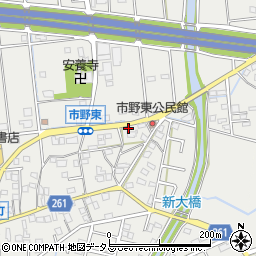 静岡県浜松市中央区市野町1228周辺の地図