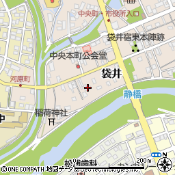 静岡県袋井市袋井119周辺の地図