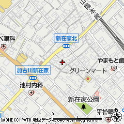 兵庫県加古川市平岡町新在家345周辺の地図