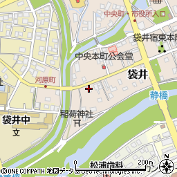 静岡県袋井市袋井108周辺の地図