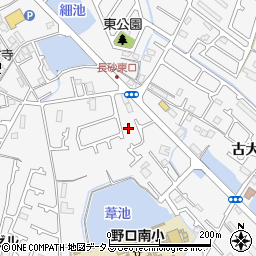 兵庫県加古川市野口町古大内289周辺の地図