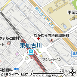 兵庫県加古川市平岡町新在家1359-8周辺の地図