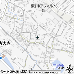 兵庫県加古川市野口町古大内550周辺の地図