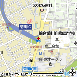 菊川ＩＣ前周辺の地図