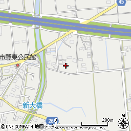 静岡県浜松市中央区市野町1343周辺の地図