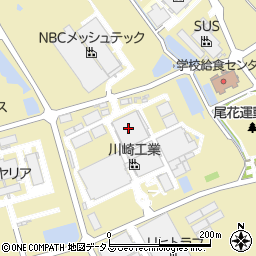 川崎工業株式会社　菊川工場周辺の地図