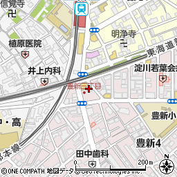 淀川ビル周辺の地図