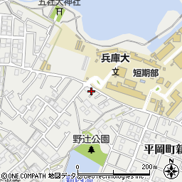 兵庫県加古川市平岡町新在家2108-15周辺の地図