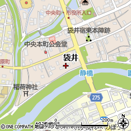 静岡県袋井市袋井244周辺の地図