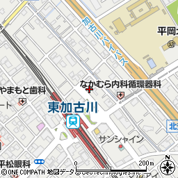 兵庫県加古川市平岡町新在家1359-7周辺の地図
