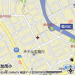 静岡県菊川市加茂5331周辺の地図