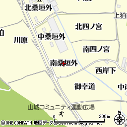 京都府木津川市山城町上狛（南桑垣外）周辺の地図