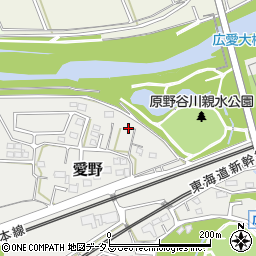 静岡県袋井市愛野2708周辺の地図