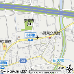 静岡県浜松市中央区市野町1225周辺の地図