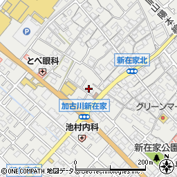 兵庫県加古川市平岡町新在家514-12周辺の地図