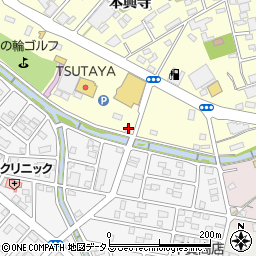 愛知県豊橋市三ノ輪町本興寺13周辺の地図