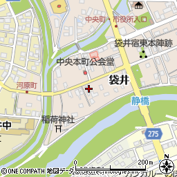 静岡県袋井市袋井118周辺の地図