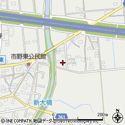 静岡県浜松市中央区市野町1314周辺の地図
