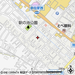 兵庫県加古川市平岡町新在家676-5周辺の地図